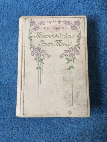 Ancien livre balzac mémoires - ancien,