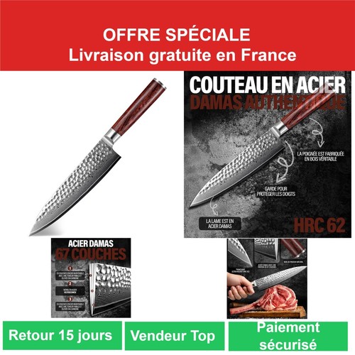 Couteau chef japonais gyuto - de,