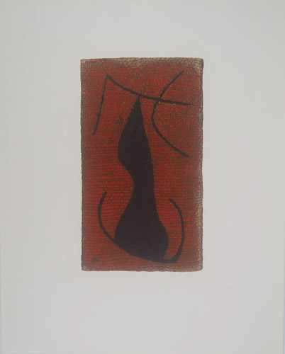 Joan miro femme - miro, allongée