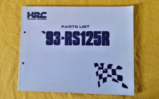 NEW NOS Honda RS125 NF4 1993 PART LIST