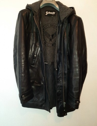 Schott leather coat bought - schott,