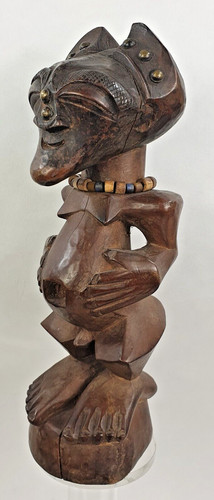 Statue songye congo - congo,