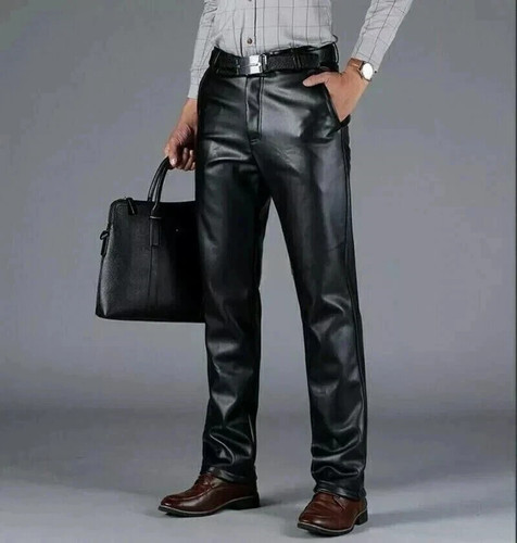Neuf homme cuir noir - cuir, pantalon
