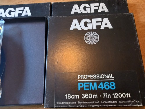 Lot bandes agfa 18cm - lot,