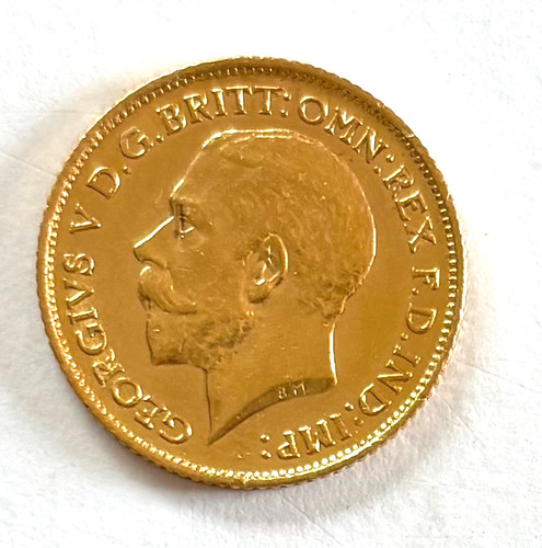 Pièce demi souverain - pièce, 1912