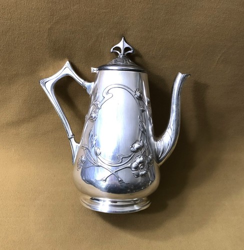Cafetière art nouveau - cafetière, métal