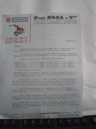 Lettre facture yvan beal - lettre,
