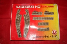 FLEISCHMANN HO RAIL BOX PROFI 6190 STATION SET B ELECTRIC TRAIN