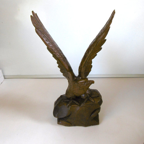 Sculpture aigle ailes - sculpture,