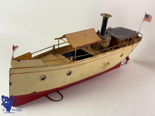Jouet ancien carette bateau - ancien,
