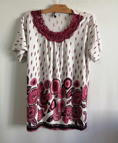 Blouse rose blanche - et,