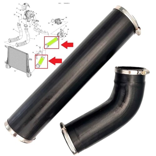 Tuyau turbo pour - 2x, de