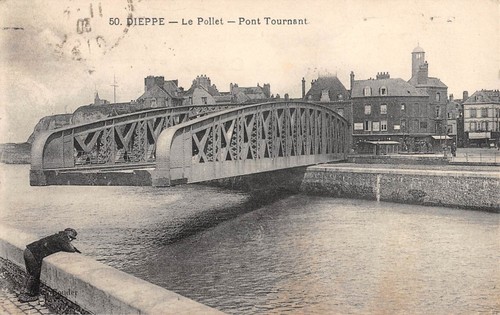 Cpa dieppe pollet pont - 76, le