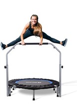 BCAN Trampoline for Fitness Rebounder & Adjustable Foam Handle - 330 Lbs