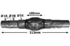TUYAU FLEXIBLE (éCHAPPEMENT)