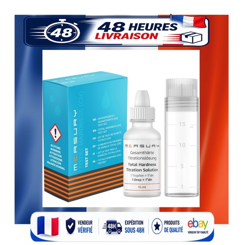 Test dureté eau aquarium