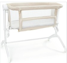 Baby Delight Beside Me Wink Bassinet Bedside Sleeper 7-Position Height Oat