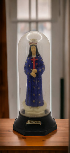 Objet religieux sous cloche - religieux,