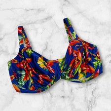 Prima Donna Bikini Top Floral UK 36E/EU 80E/FR 95 G Lilies Underwired