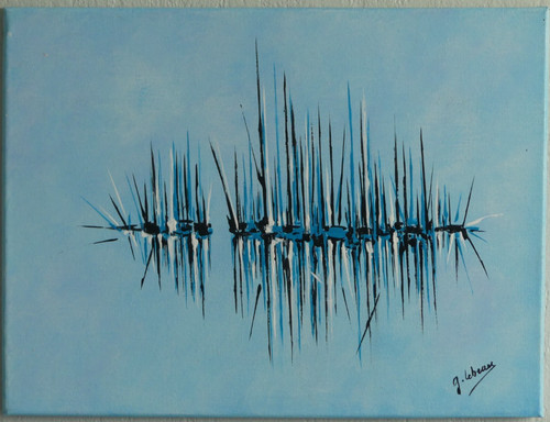 Tableau peinture abstrait - peinture,