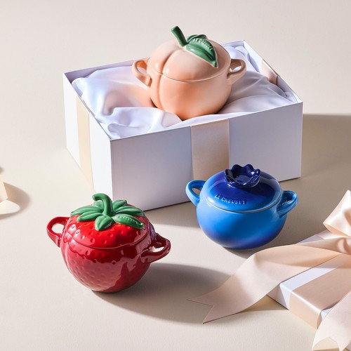 Lot mini cocotte bleuets - lot,
