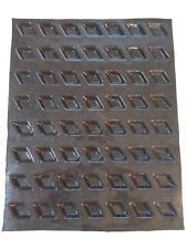 Demarle Flexipan Diamond Silicone Mold Pan 1984 Made in France 56 Forms