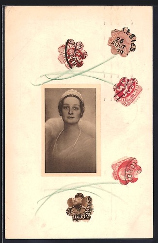 Carte postale reine astrid - astrid, de
