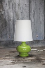 Lampe verre couleur - en, verte