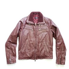 Veste De Cuir Biker Pour Homme