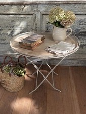 Table pliante Ovale en métal