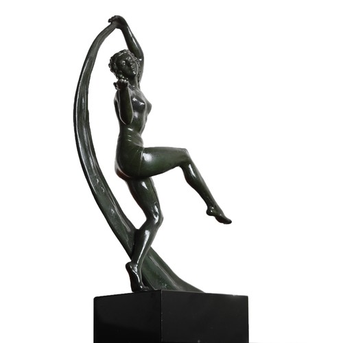 Sculpture danseuse voile - sculpture,