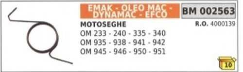 Ressort démarrage emak - de,