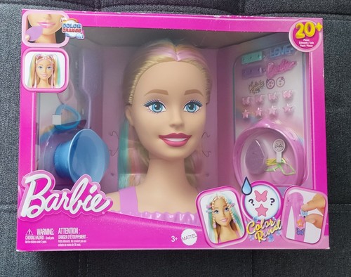 Barbie tête coiffer color - à,