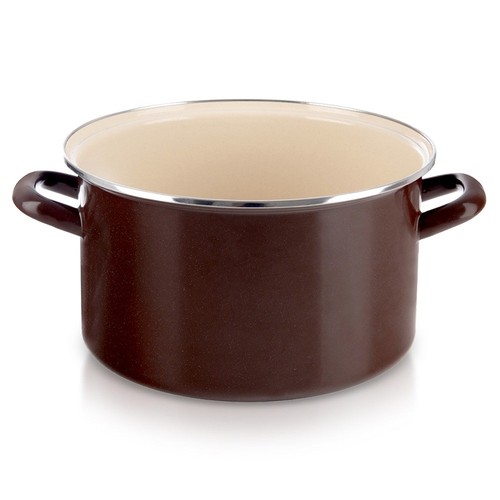 Marmite émaillée brown 28cm - marmite,