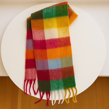 Echarpe d'hiver épaisse multicolore