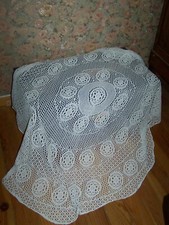 Nappe Ronde Dentelle Crochet