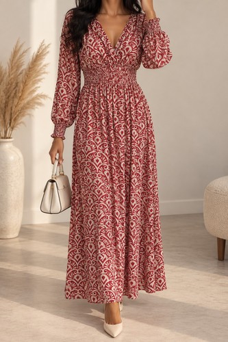Robe longue femme bohème - , chic
