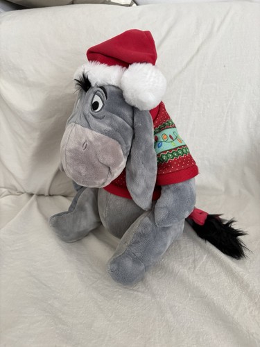 Peluche bourriquet noël - peluche,