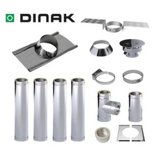 Kit conduit isolé inox DINAK 4 mètres avec accessoires