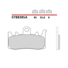 Kit de plaquettes de frein avant Brembo compatible avec BMW R 1200 RS 1200 17-18