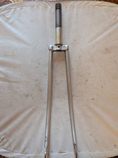 Fourche vélo ancien vintage acier gris MOTOBECANE avec jeu de direction