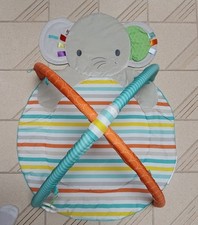 Bright Starts Hug n Cuddle Musical Elephant Baby Gym and Tummy Time Play Mat
