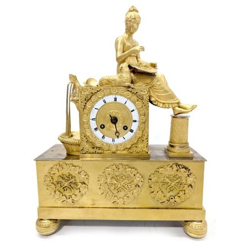 Pendule empire bronze doré - empire, en