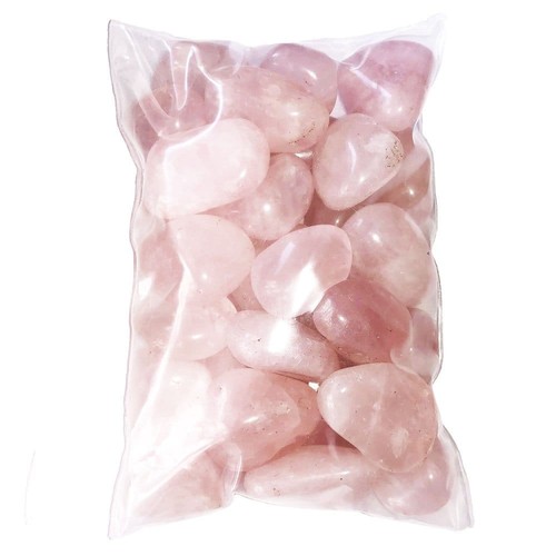 Pierres roulées quartz rose - roulées,