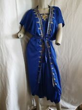 Robe magique djellaba Tunisienne bleue