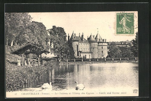 Cpa chastellux château et - cpa, le