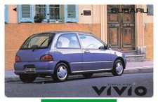 Subaru Vivio Automobile Phone Card Japanese #609