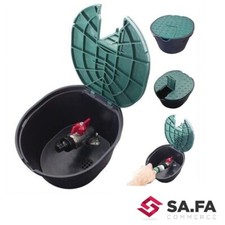 Cockpit Enterré Irrigation Jardin Pelouse Plaque D’Égout + Vanne Plastique Vert