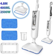 2-in-1 Steam Mop, Hardwood Floor Steamer, 2500W Powerful Cleaner with 2 Modes 