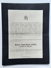 LAVIGNE Pestre Galtat SHARE Loiselet LARZICOURT Alips Humbert necklace 1894